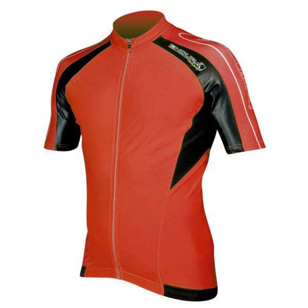Endura Equipe Short Sleeve Red and Black Cycling Jersey Size XL